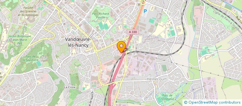 localisation de l'entreprise SONAREIM  VANDUVRE-LES-NANCY