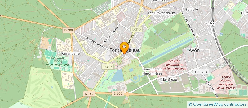 localisation de l'entreprise SONARGOAN à FONTAINEBLEAU