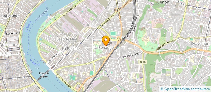 localisation de l'entreprise SONARISO  BORDEAUX