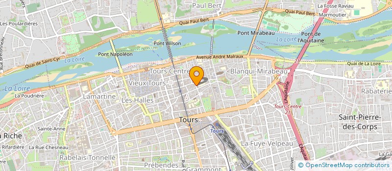 localisation de l'entreprise SONART  TOURS