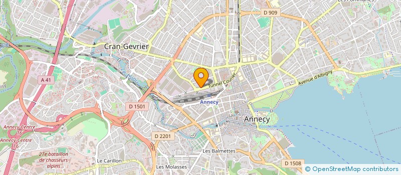 localisation de l'entreprise SONART PRODUCTION à ANNECY