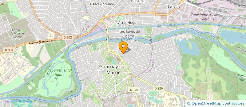 localisation de l'entreprise SONASTEC à GOURNAY-SUR-MARNE