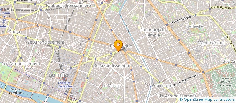 localisation de l'entreprise SONAT à PARIS