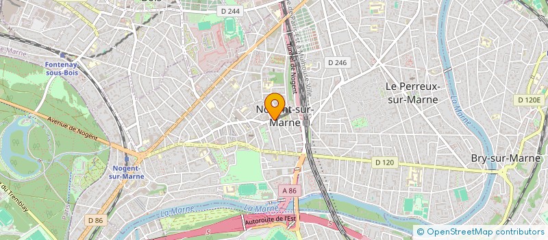 localisation de l'entreprise SONAT COIFFURE à NOGENT-SUR-MARNE