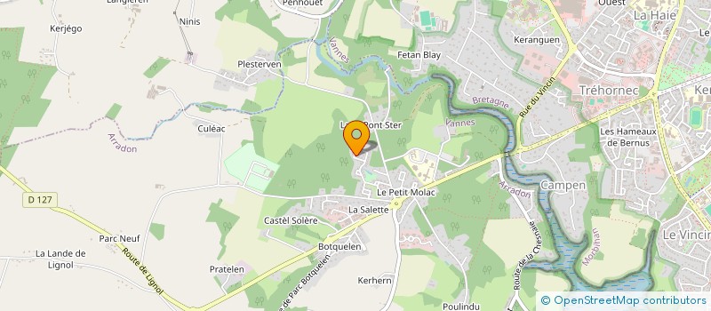 localisation de l'entreprise SONATE  ARRADON