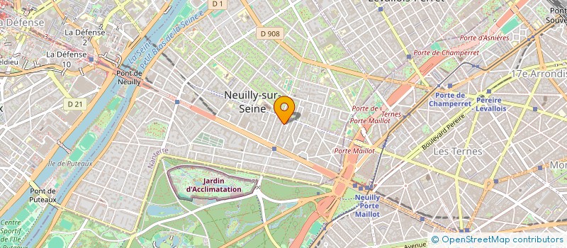 localisation de l'entreprise SONATE à NEUILLY-SUR-SEINE