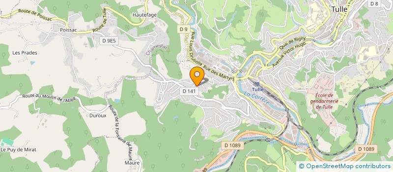 localisation de l'entreprise SONATEO  TULLE