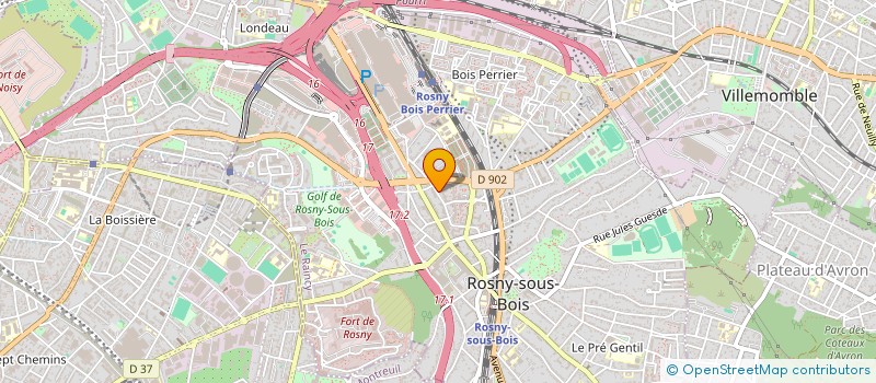 localisation de l'entreprise SONATES INTERNATIONAL à ROSNY-SOUS-BOIS