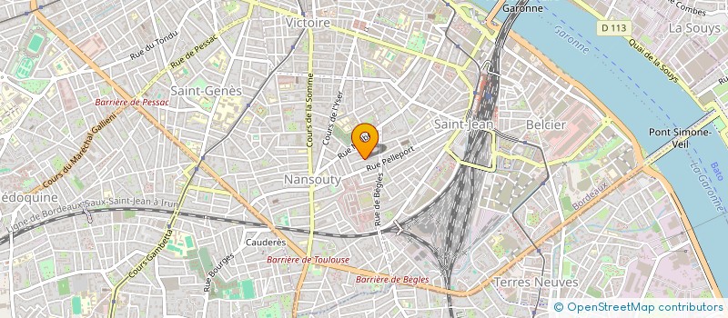 localisation de l'entreprise SONATH'  BORDEAUX