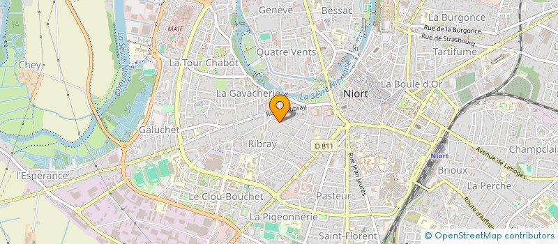 localisation de l'entreprise SONATIME  NIORT