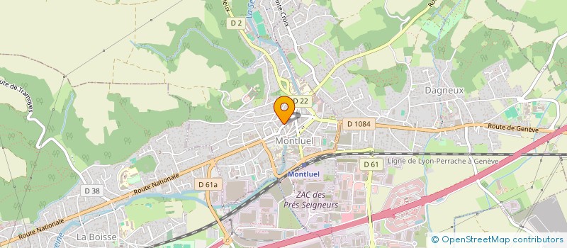 localisation de l'entreprise SONATINE à MONTLUEL