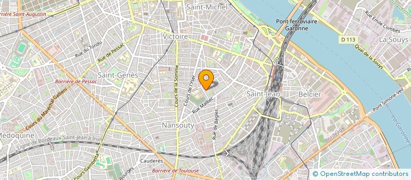 localisation de l'entreprise SONATINE  BORDEAUX