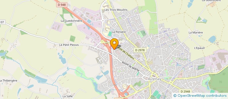 localisation de l'entreprise SONATYC  AIZENAY