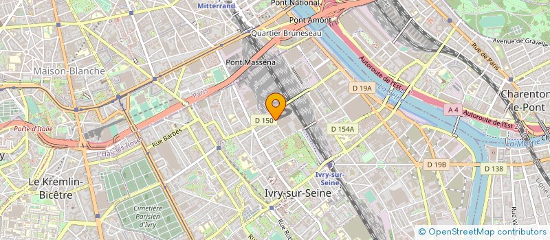 localisation de l'entreprise SONATYPIC à IVRY-SUR-SEINE