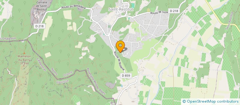 localisation de l'entreprise SONAYA  SAINT-RESTITUT