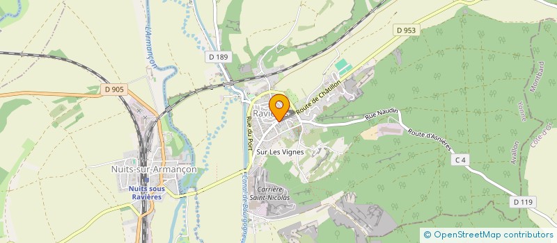 localisation de l'entreprise SONAYE à RAVIERES