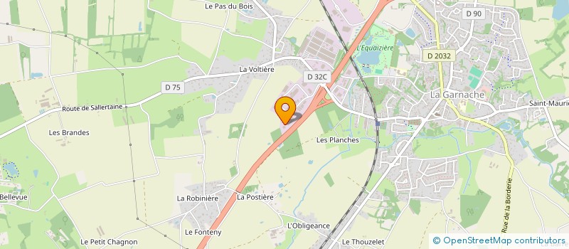 localisation de l'entreprise SONAYO à LA GARNACHE