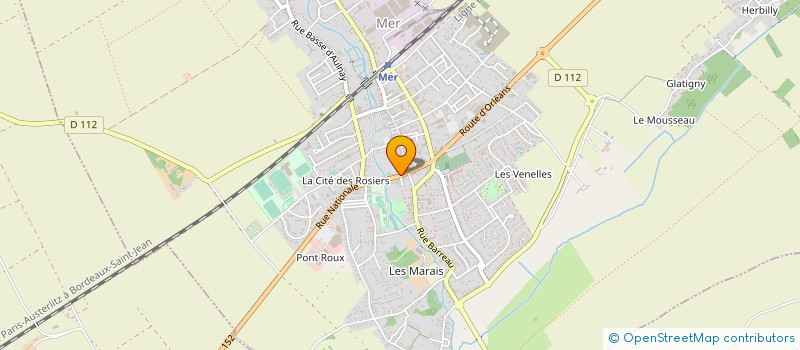 localisation de l'entreprise SONBAT à MER