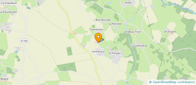 localisation de l'entreprise SONCE à SOUVIGNE