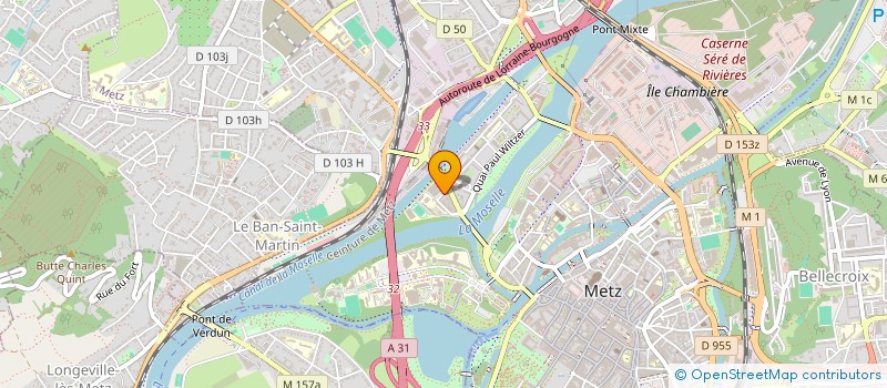 localisation de l'entreprise SONCINEMA à METZ