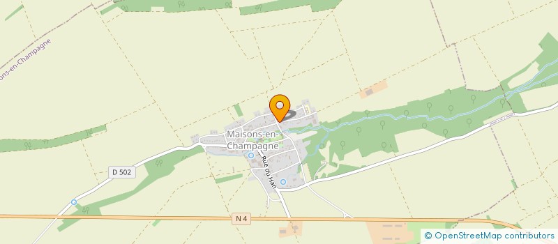 localisation de l'entreprise SONCOURT   LA MAISON DE LA MEMERE  MAISONS-EN-CHAMPAGNE