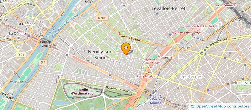 localisation de l'entreprise SONDALP TOURS à NEUILLY-SUR-SEINE