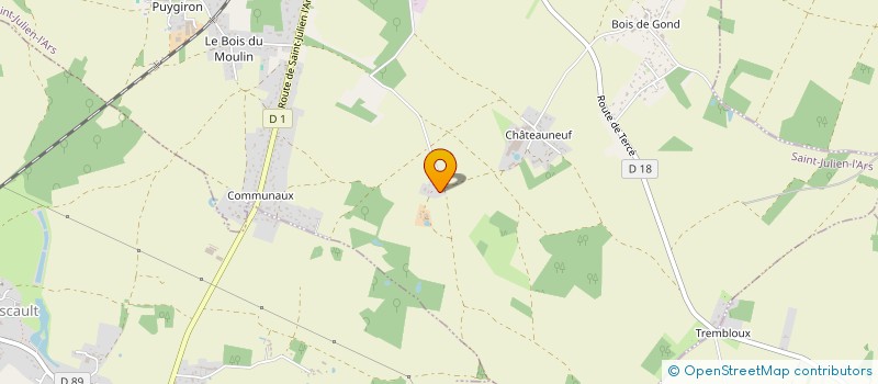 localisation de l'entreprise SONDEFOR(SONDAGES ET FORAGES) à SAINT-JULIEN-L'ARS