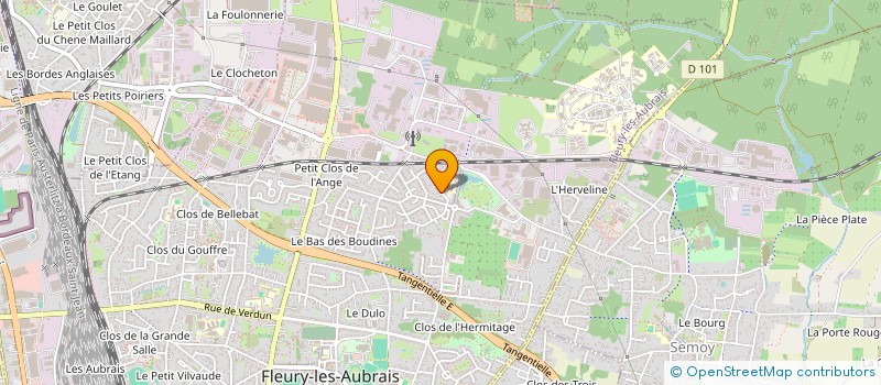 localisation de l'entreprise SONDEO à FLEURY-LES-AUBRAIS