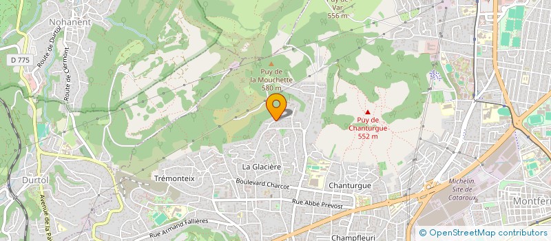 localisation de l'entreprise SONEA  CLERMONT-FERRAND