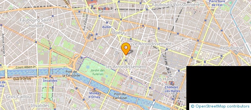localisation de l'entreprise SONECO INTERNAT SOC NATION ETUDES COMMER à PARIS