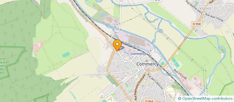 localisation de l'entreprise SONECOM à COMMERCY