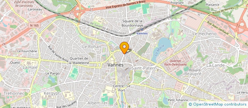localisation de l'entreprise SONECOM SOC DE NEGOCIATION COMMERCIALE à VANNES