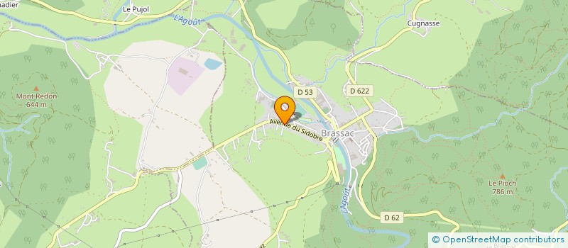 localisation de l'entreprise SONEGIM à BRASSAC