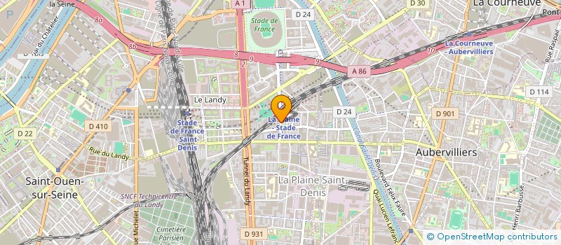 localisation de l'entreprise SONEGRAS à SAINT-DENIS