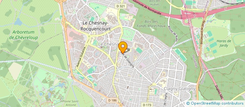 localisation de l'entreprise SONEI à LE CHESNAY-ROCQUENCOURT