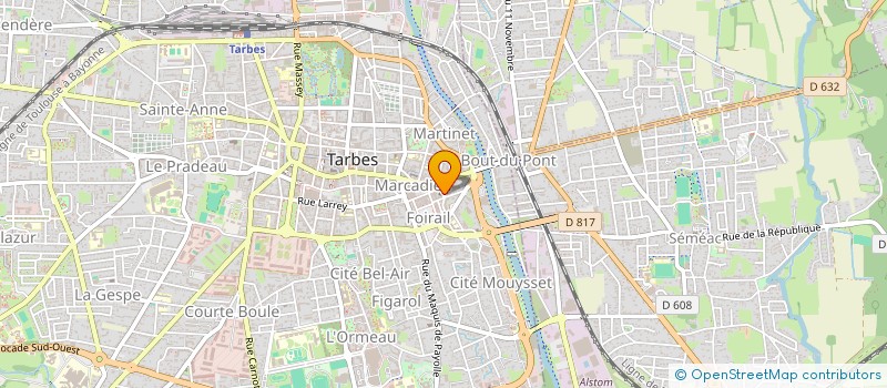 localisation de l'entreprise SONELEC  TARBES