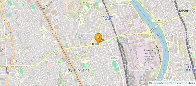 localisation de l'entreprise SONEMAP à VITRY-SUR-SEINE