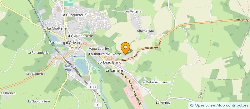 localisation de l'entreprise SONEMI à TOUCY