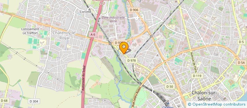 localisation de l'entreprise SONEOR  CHALON-SUR-SAONE