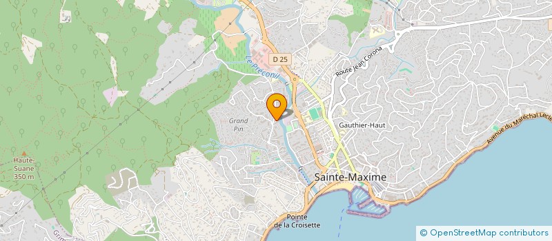 localisation de l'entreprise SONEPRADIR à SAINTE-MAXIME
