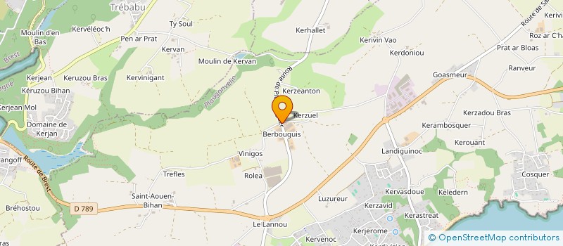 localisation de l'entreprise SONEREZH  PLOUGONVELIN