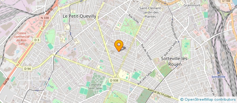 localisation de l'entreprise SONERGIE-ACMI à LE PETIT-QUEVILLY
