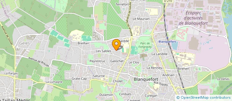localisation de l'entreprise SONERIEN KERNEVEZ à BLANQUEFORT