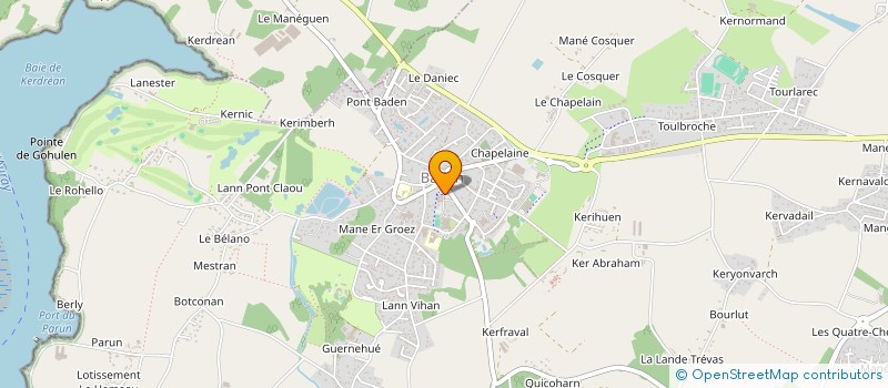 localisation de l'entreprise SONERIEN LANN-BIHOUE  BADEN