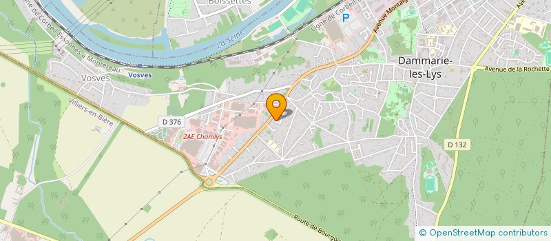 localisation de l'entreprise SONET OPTIQUE BRESTOISE à DAMMARIE-LES-LYS