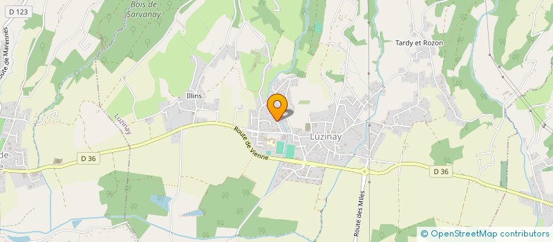 localisation de l'entreprise SONETAC  LUZINAY