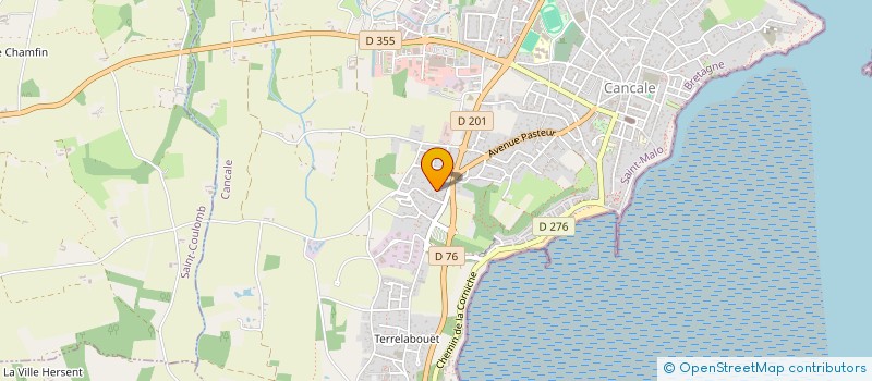 localisation de l'entreprise SONETAL à CANCALE