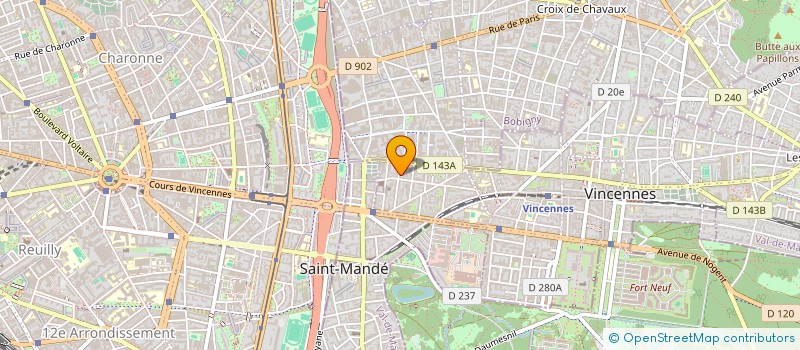 localisation de l'entreprise SONEXIS  VINCENNES