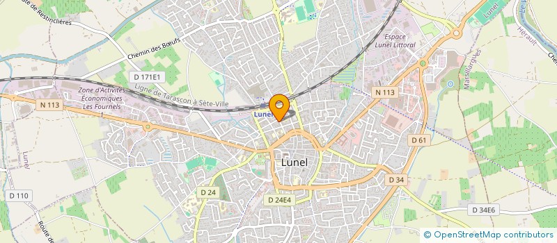 localisation de l'entreprise SONEXT 34 à LUNEL