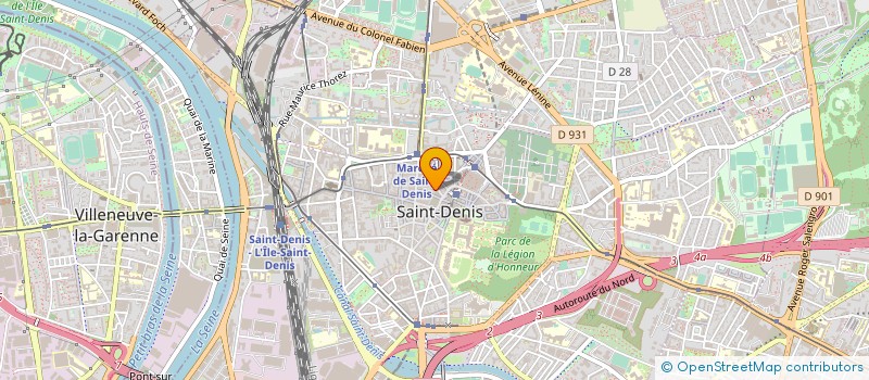 localisation de l'entreprise SONFAK à SAINT-DENIS